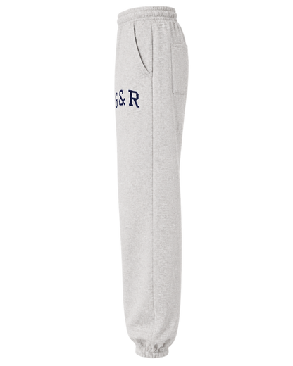 S&R Ivy Sweatpant - Heather Gray/Navy