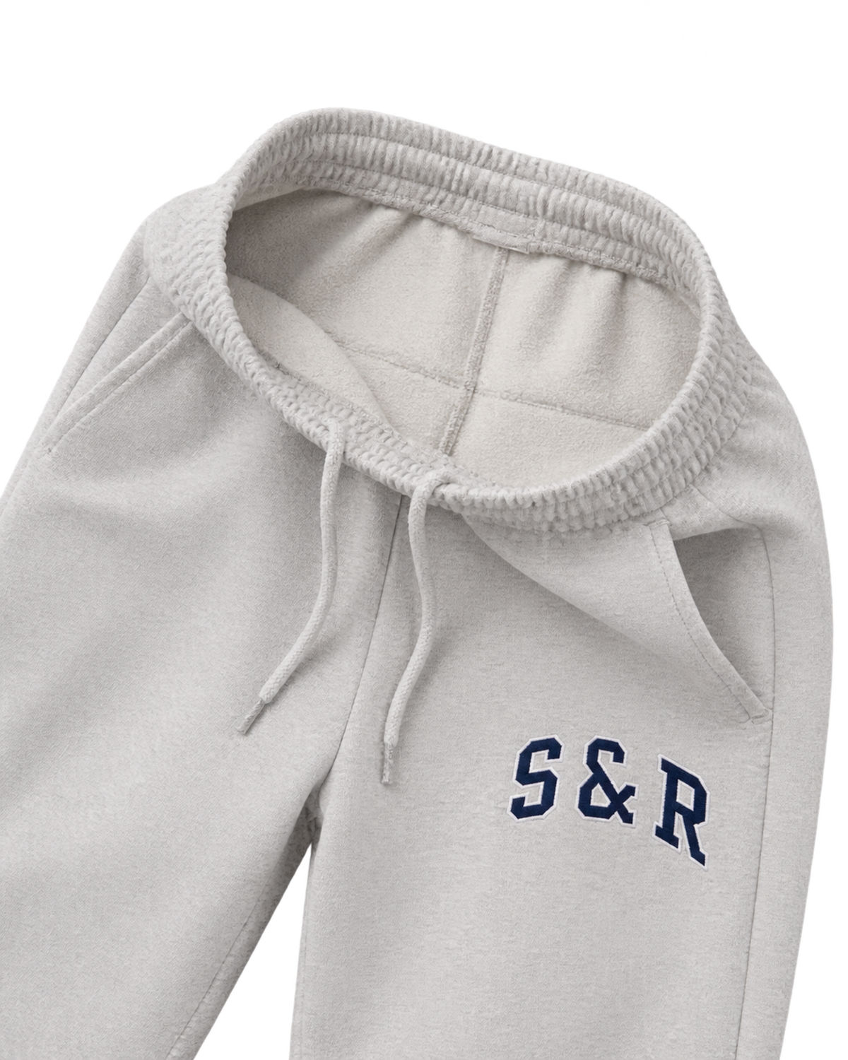 S&R Ivy Sweatpant - Heather Gray/Navy