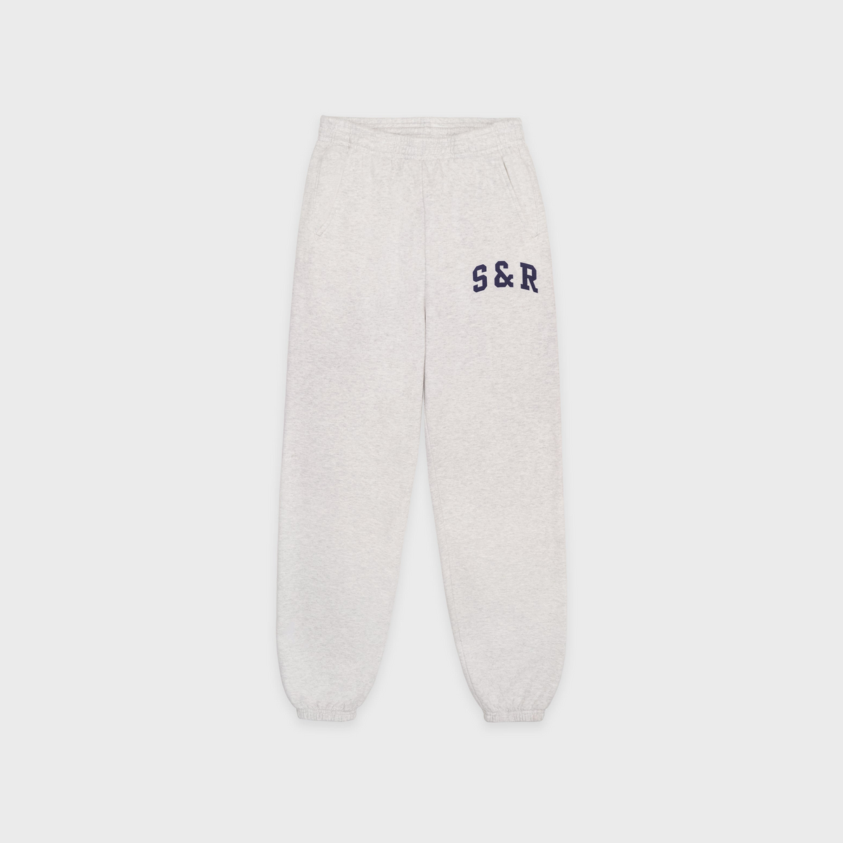 S&R Ivy Sweatpant - Heather Gray/Navy
