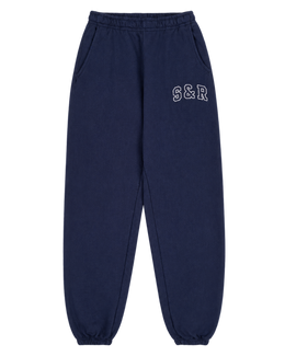 S&R Ivy Sweatpant - Navy/White