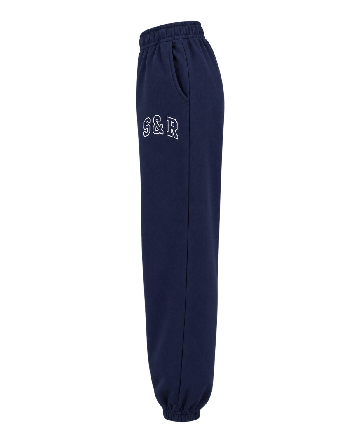S&R Ivy Sweatpant - Navy/White