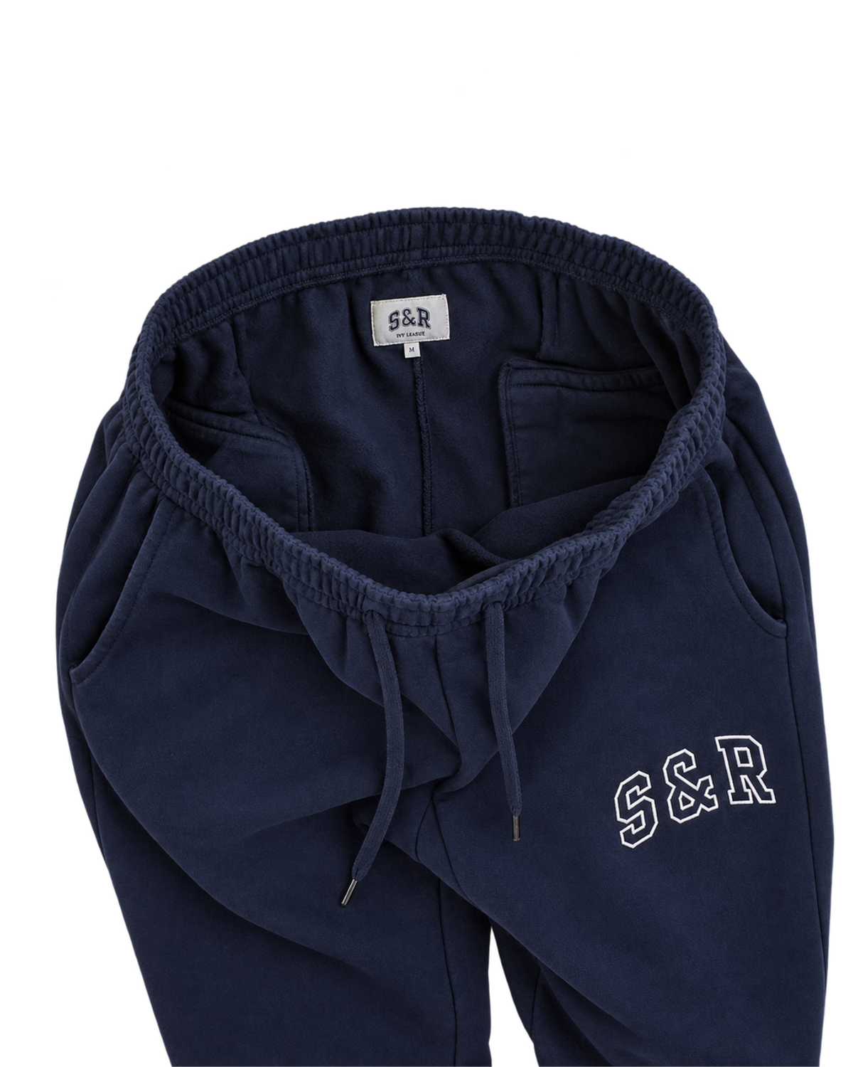 S&R Ivy Sweatpant - Navy/White