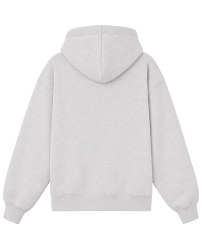 S&R Ivy Zip Hoodie - Heather Gray/Navy