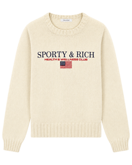 S&R Nautical Knitted Sweater - Ecru