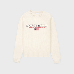 S&R Nautical Knitted Sweater - Ecru