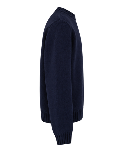S&R Nautical Knitted Sweater - Navy