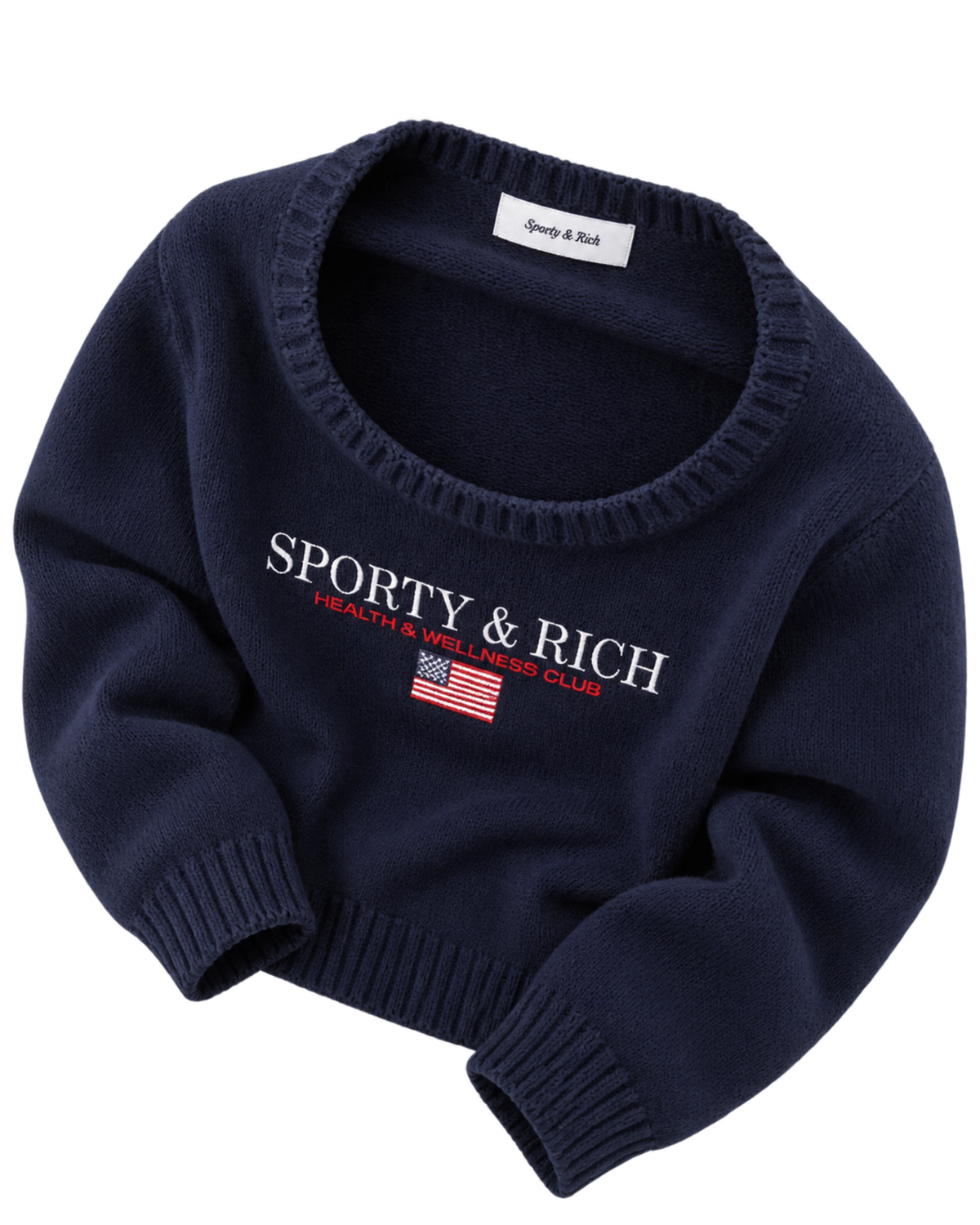 S&R Nautical Knitted Sweater - Navy
