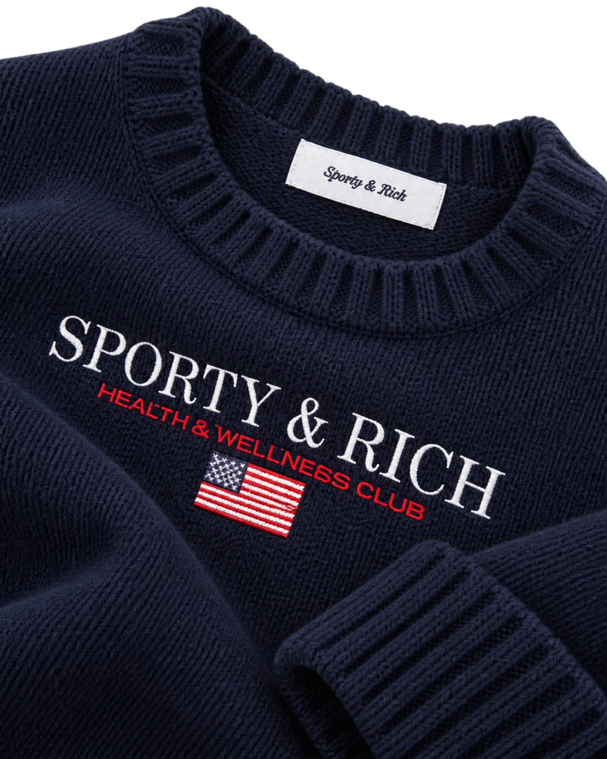 S&R Nautical Knitted Sweater - Navy