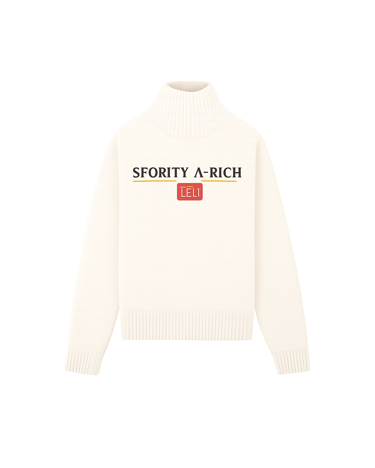 S&R Nautical Knitted Turtleneck - Ecru