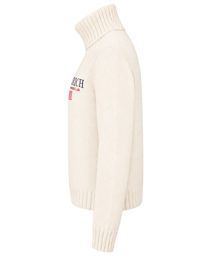 S&R Nautical Knitted Turtleneck - Ecru
