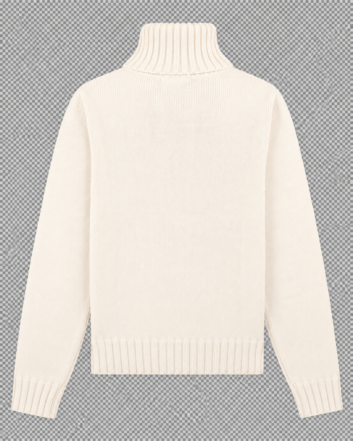 S&R Nautical Knitted Turtleneck - Ecru