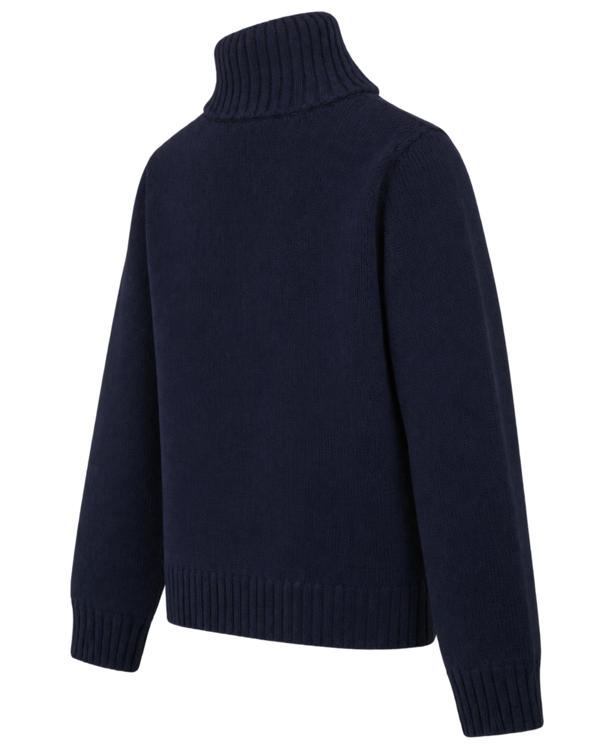 S&R Nautical Knitted Turtleneck - Navy