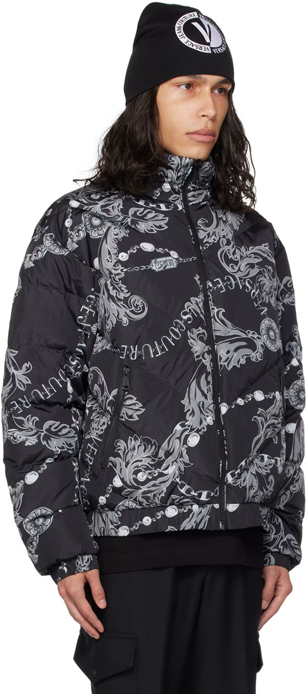 Black Reversible Down Jacket