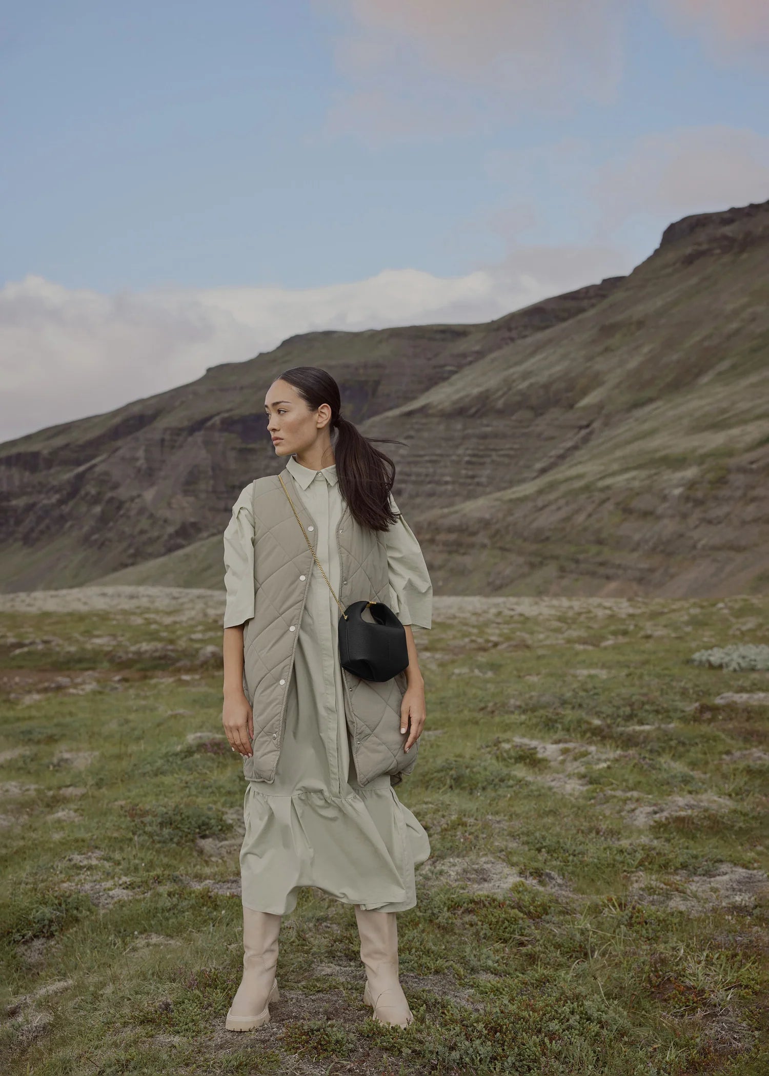 Béri Edition Textured Black Chain