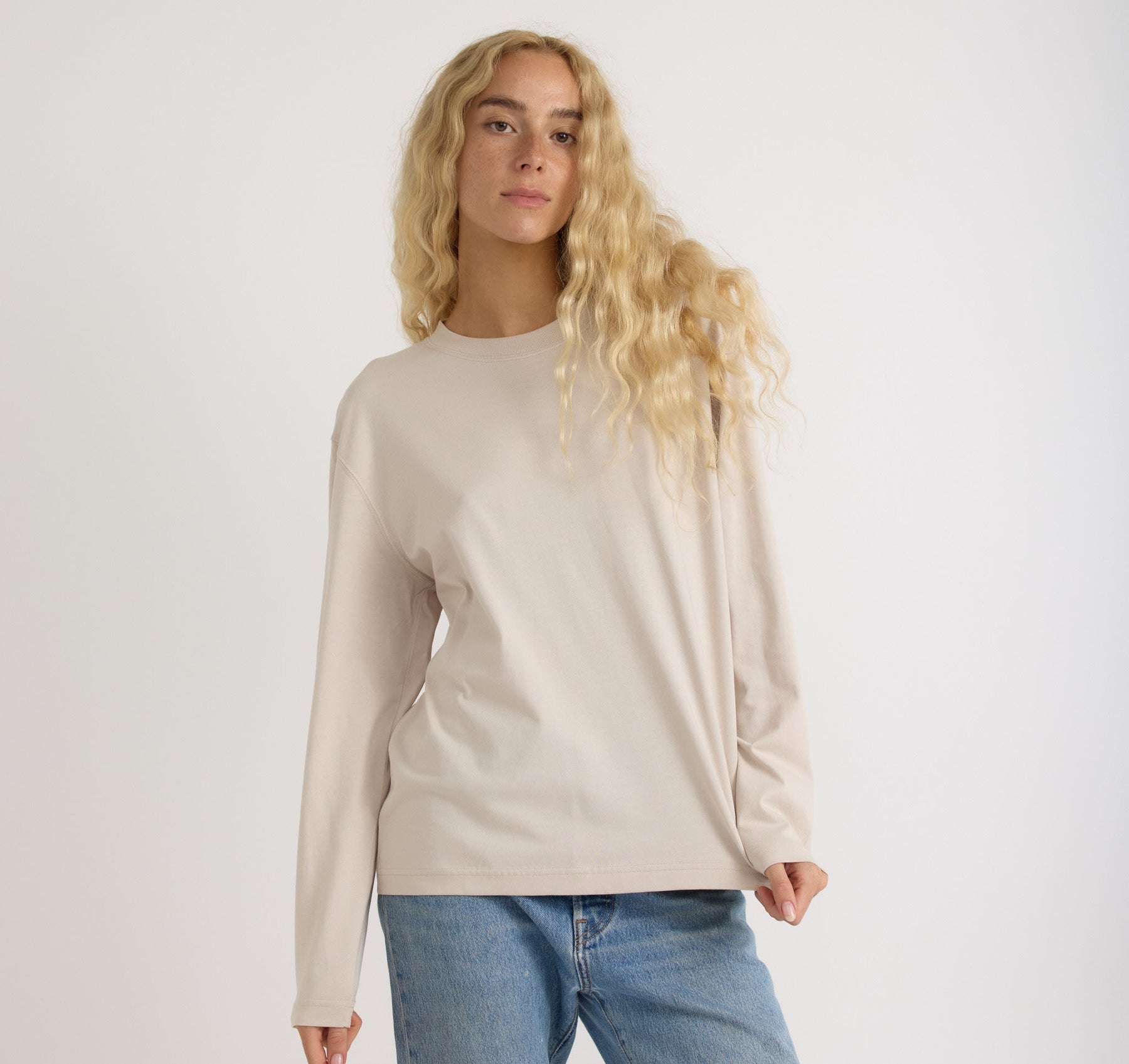 True Heavy Boxy Long Sleeve Tee