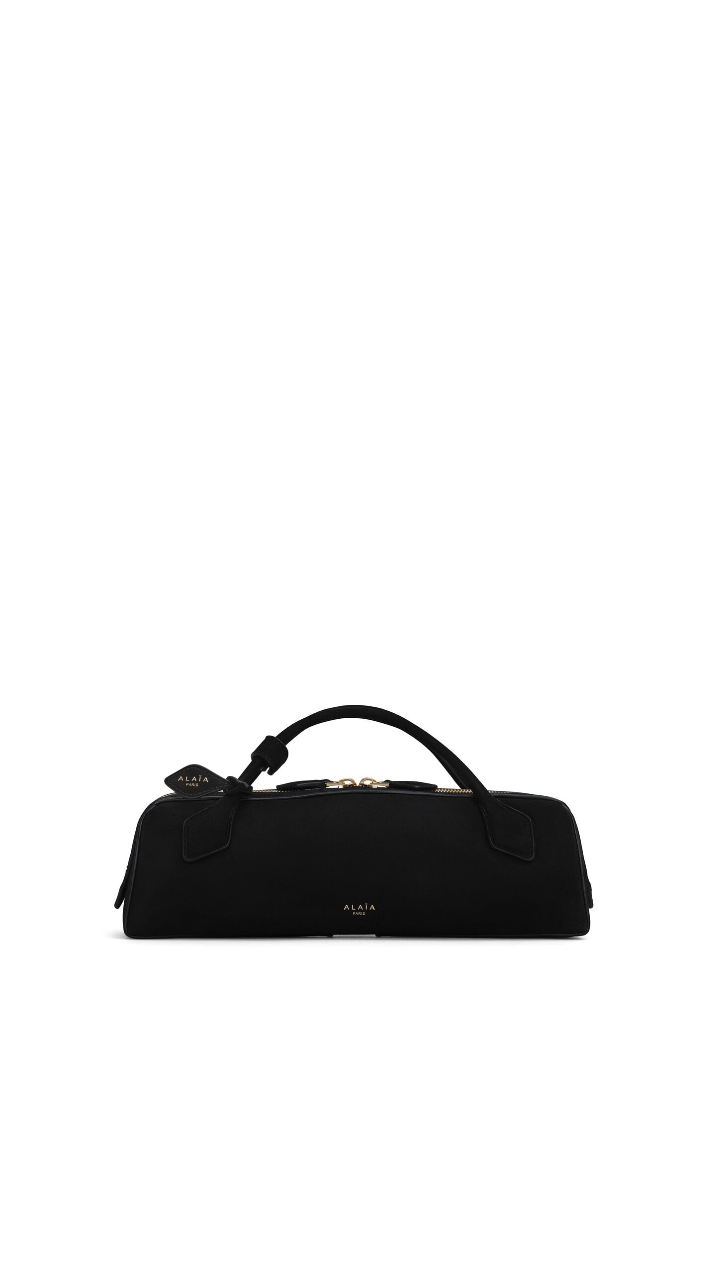 LE TECKEL CLUTCH IN SUEDE