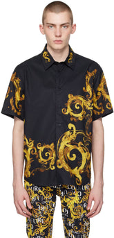 Black Watercolor Couture Shirt