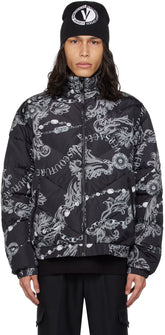Black Reversible Down Jacket