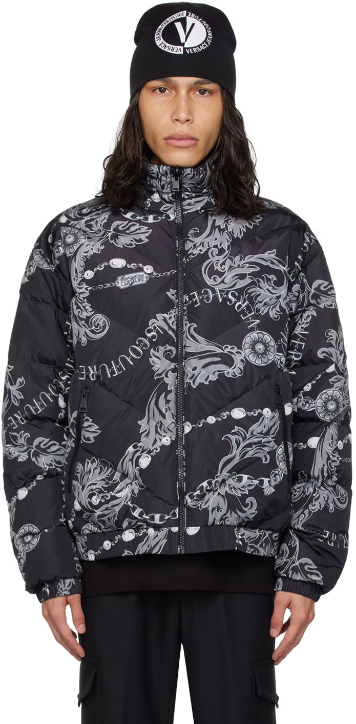 Black Reversible Down Jacket
