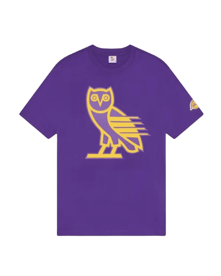 OVO LA Lakers OG Owl Purple Tee