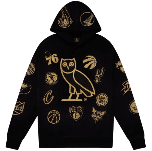 OVO NBA Icons OG Owl Black Hoodie
