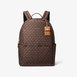 Sable Large Printed Signature Logo Backpack