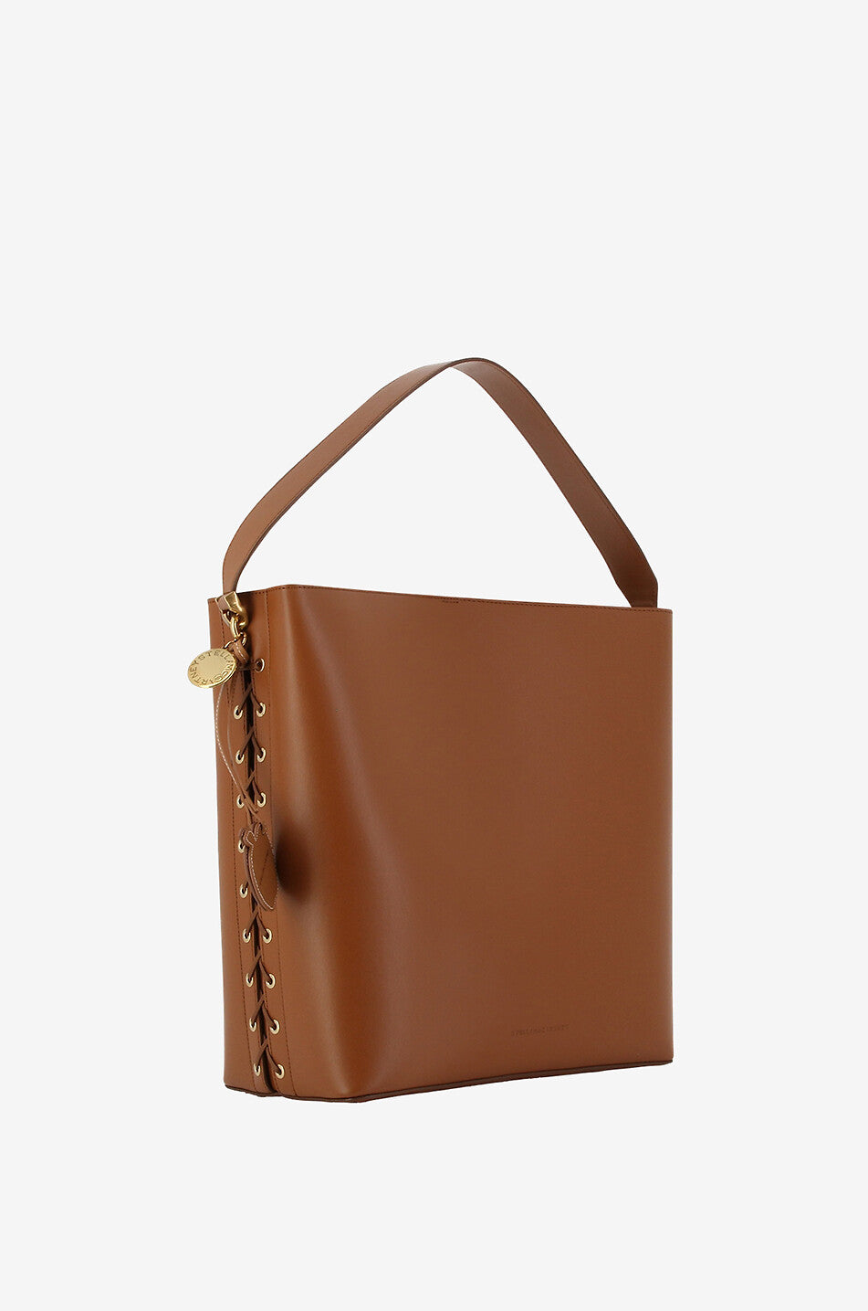 Stella McCartney Frayme laced smooth faux leather tote bag