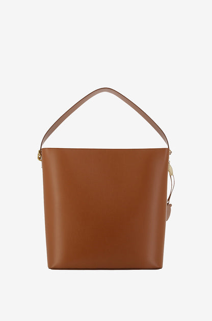 Stella McCartney Frayme laced smooth faux leather tote bag