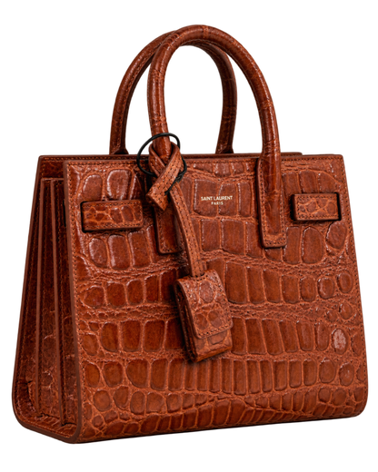 Sac De Jour nano crocodile bag