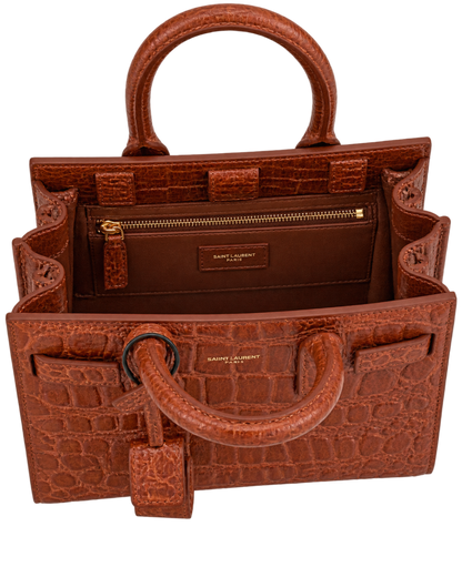 Sac De Jour nano crocodile bag