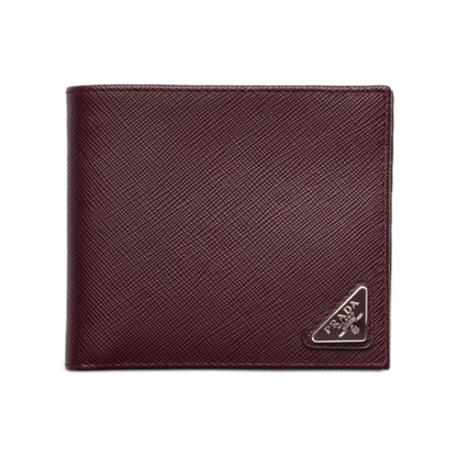 Saffiano logo wallet