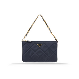 Saffiano Women's Clutch Bag with Chain