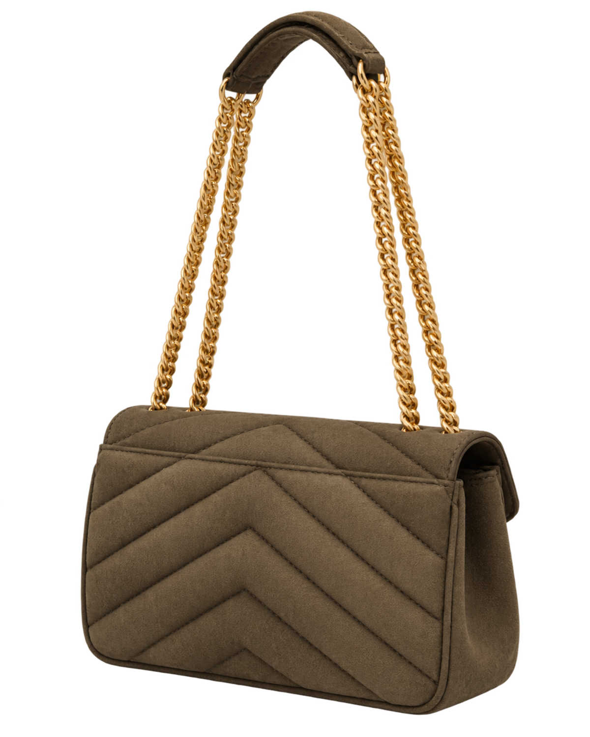 Saint Lauren LOULOU small in MATELASSÉ suede