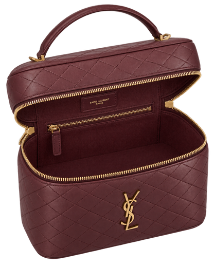Saint Laurent Gaby large vanity bag in lambskin
