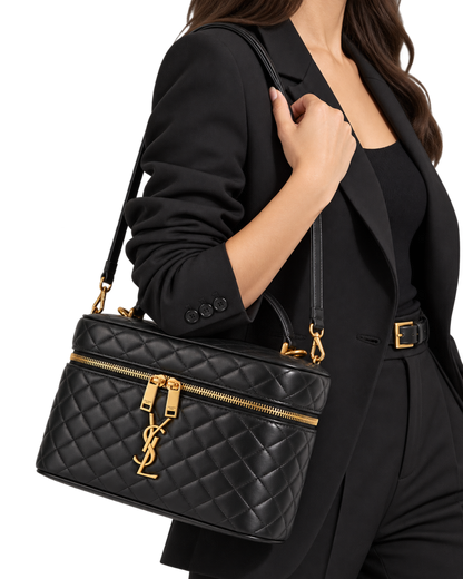 Saint Laurent Gaby large vanity bag in lambskin