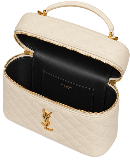 Saint Laurent Gaby large vanity bag in lambskin