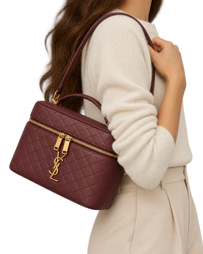 Saint Laurent Gaby large vanity bag in lambskin