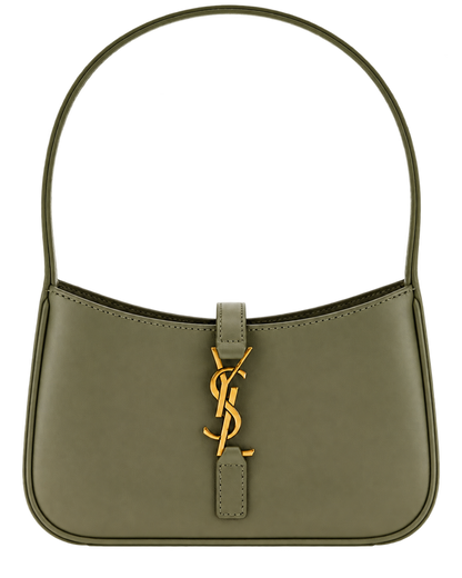 Saint Laurent Grey Le 5 A 7 Mini Shoulder Bag