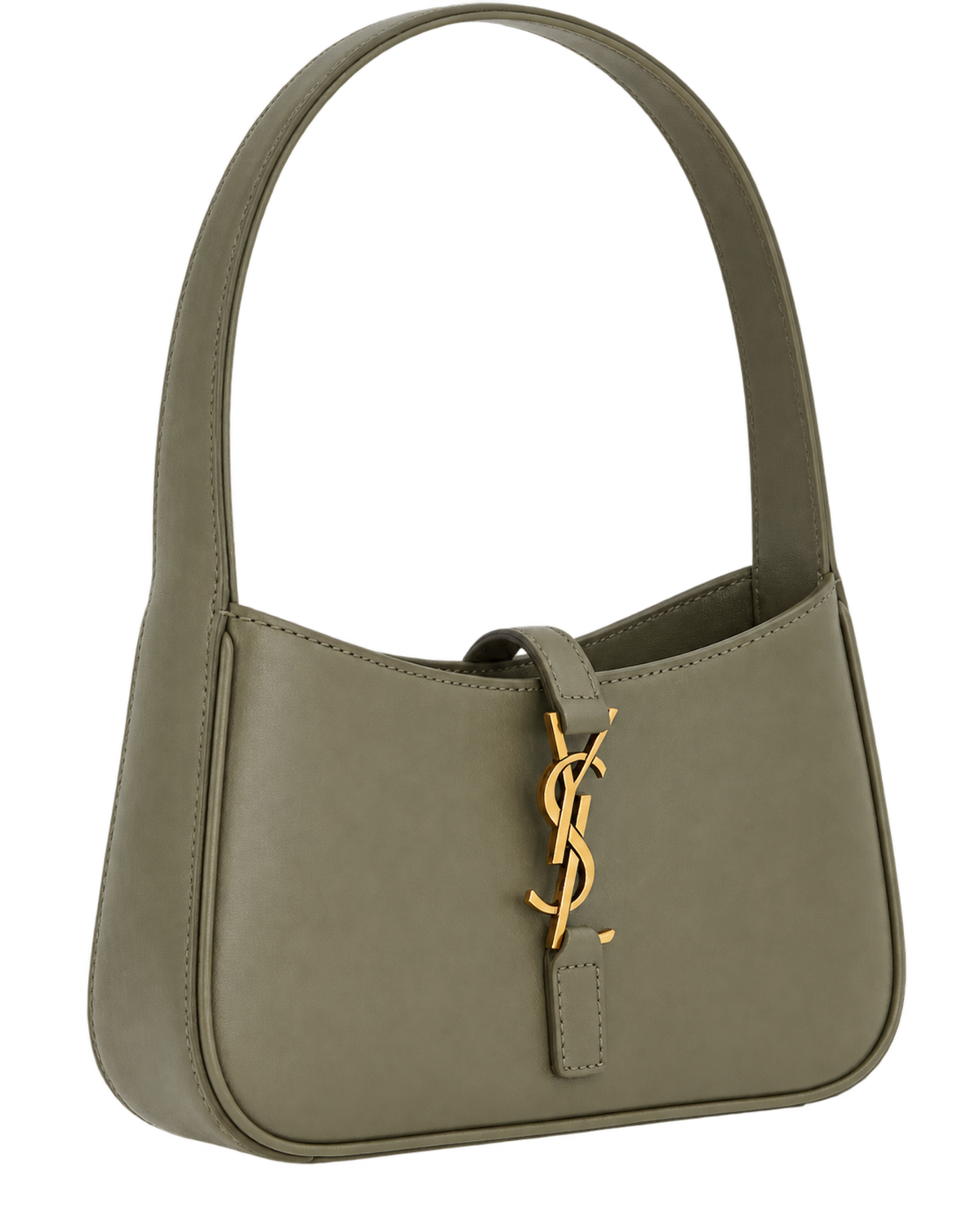 Saint Laurent Grey Le 5 A 7 Mini Shoulder Bag