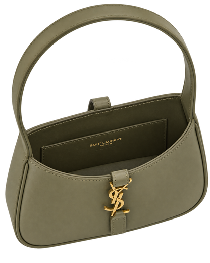 Saint Laurent Grey Le 5 A 7 Mini Shoulder Bag