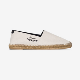 Saint Laurent logo-embroidered espadrilles