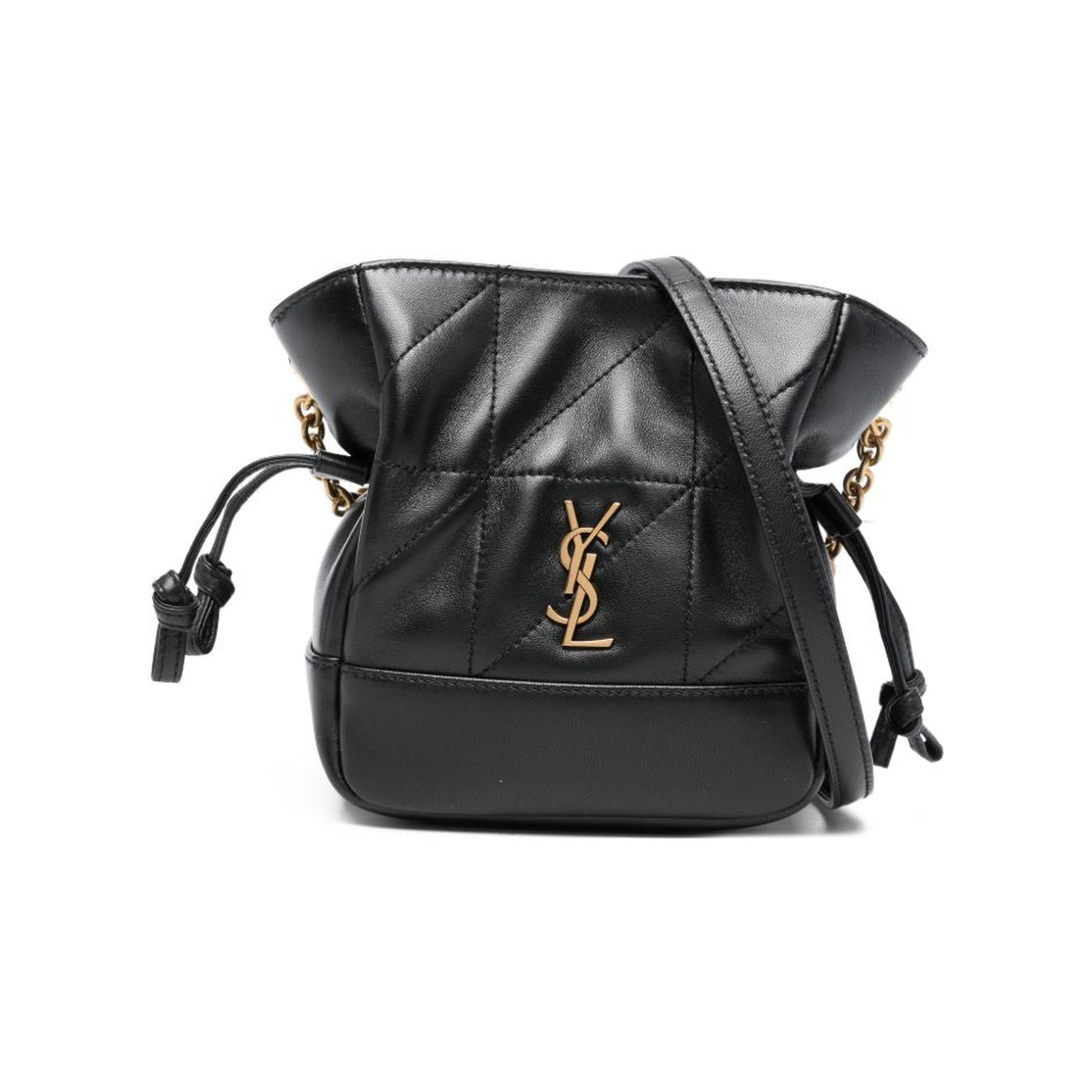 Saint Laurent Mini Jamie Quilted Logo Shoulder Bag