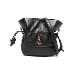Saint Laurent Mini Jamie Quilted Logo Shoulder Bag