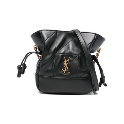 Saint Laurent Mini Jamie Quilted Logo Shoulder Bag
