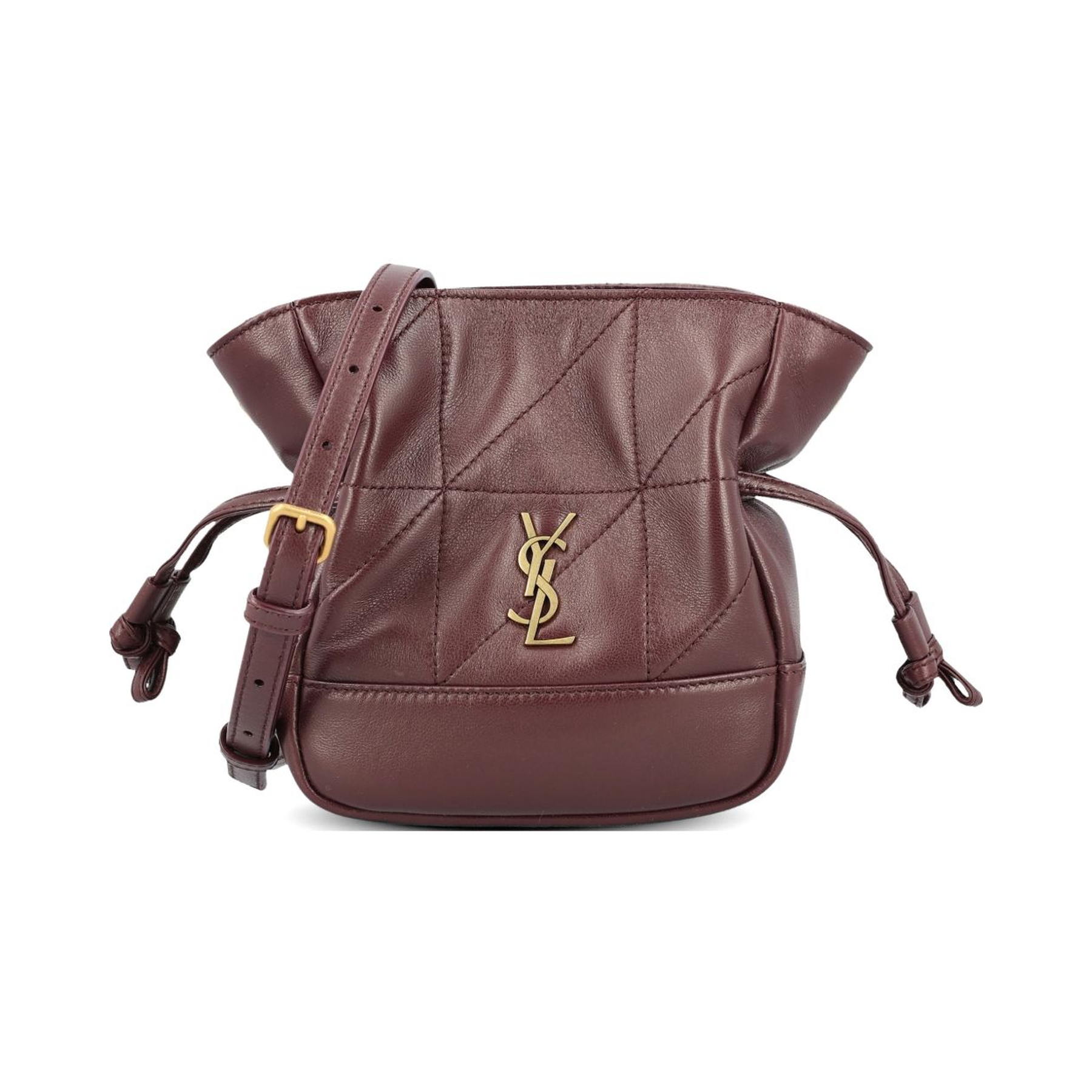 Saint Laurent Mini Jamie Quilted Logo Shoulder Bag