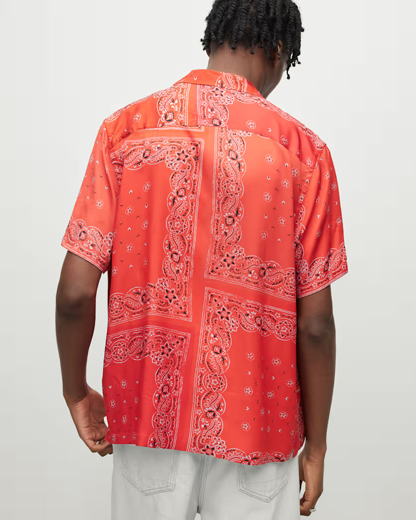 Tikal Short Sleeve Bandana Print Shirt