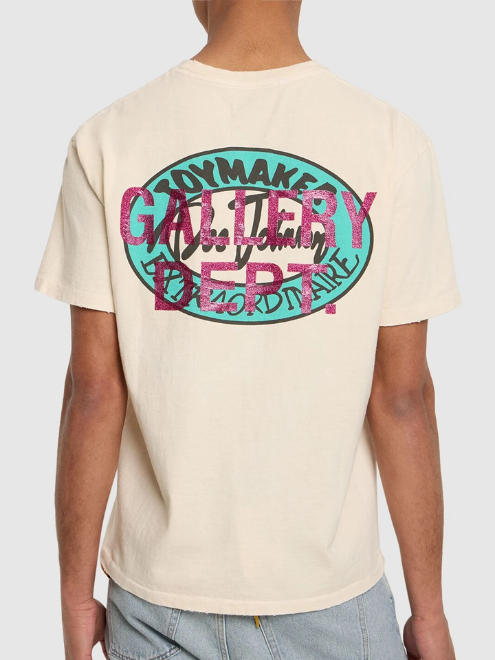 Gallery Dept Dead Batteries T-Shirt in Antique White
