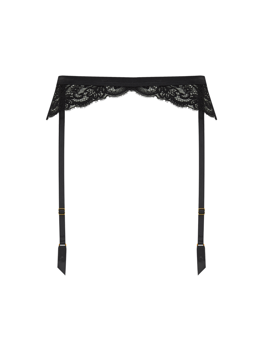 Coco de Mer Seraphine Suspender Belt