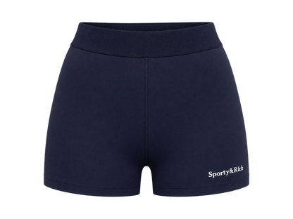 Serif Logo Active Short - Navy/White