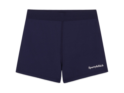 Serif Logo Active Short - Navy/White